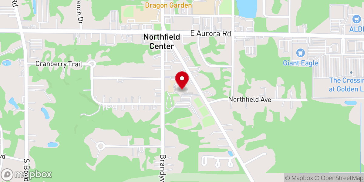 Map showing location of St. Barnabas Catholic Parish