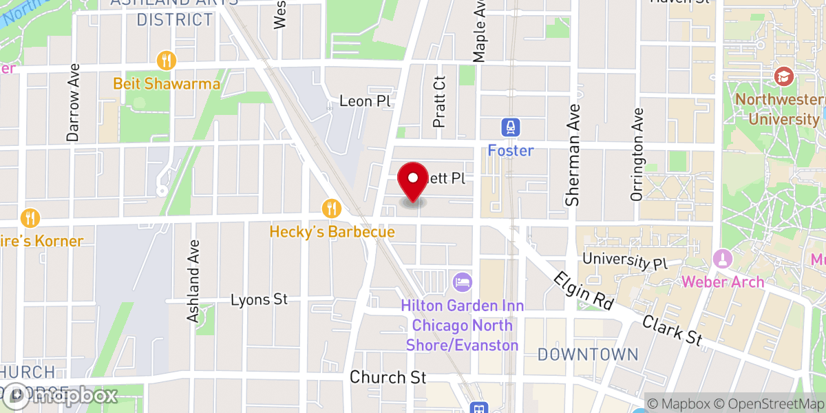 Map showing location of Ebenezer African Methodist Episcopal Church