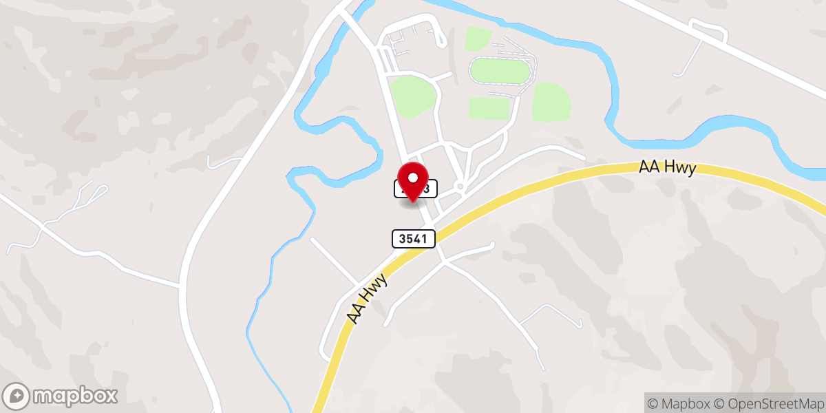 Map showing location of Southern Manor Baptist Church