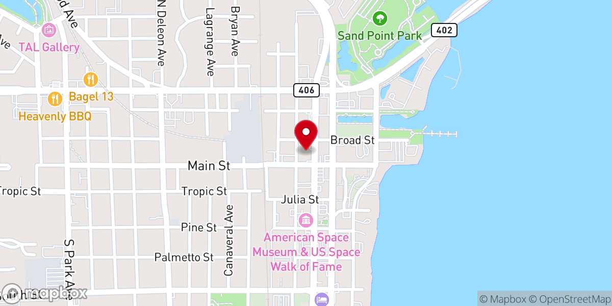 Map showing location of First United Methodist Church