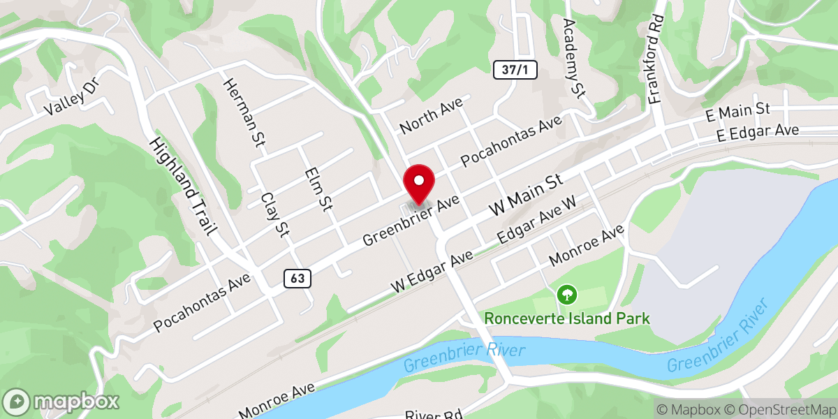 Map showing location of St. Catherine of Siena Catholic Church