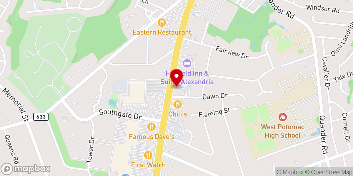 Map showing location of Primera Iglesia Bautista de Groveton