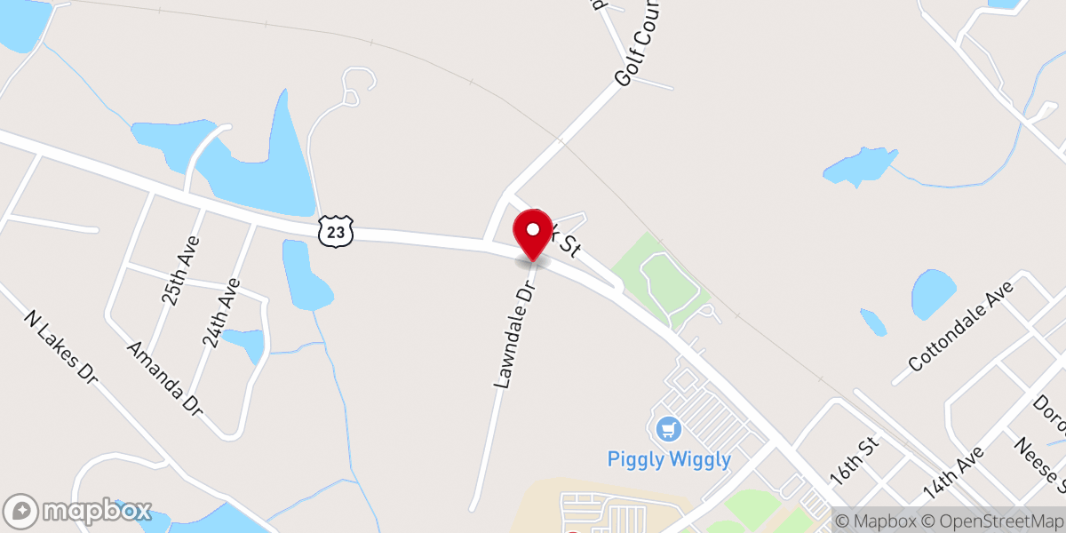 Map showing location of Family Worship Center Assembly