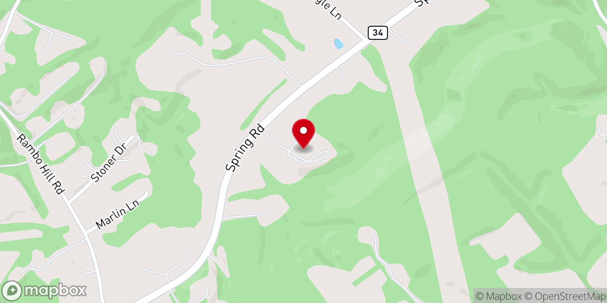 Map showing location of Perry Community Church