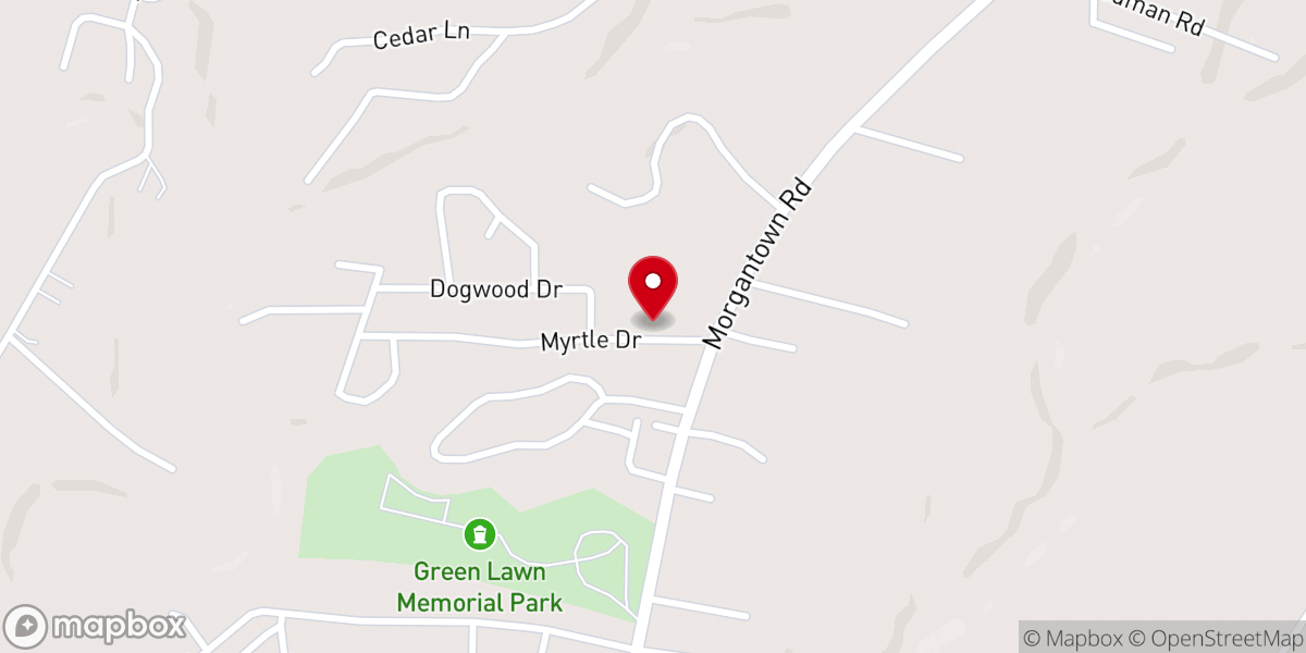 Map showing location of Church of God of Prophecy