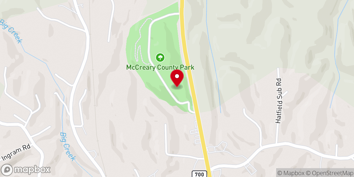 Map showing location of Mc Creary County Senior Citizens