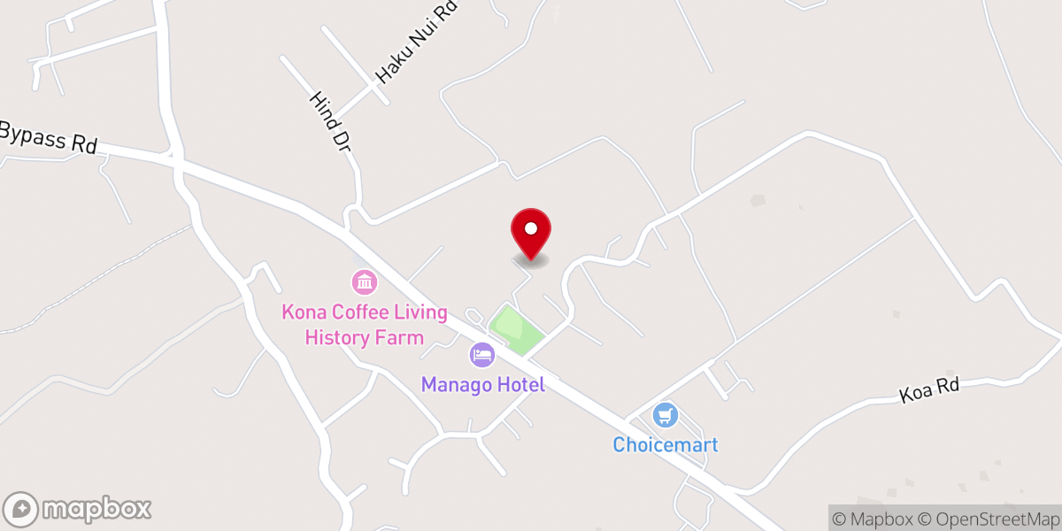 Map showing location of Kona Seventh-Day Adventist Church