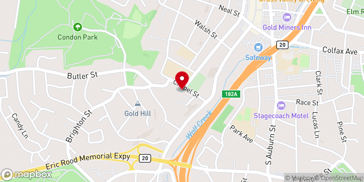 Map showing location of Saint Patrick Catholic Church