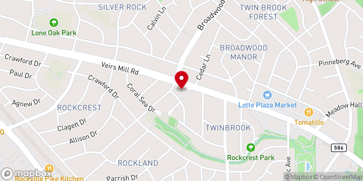 Map showing location of Living Faith Lutheran Church
