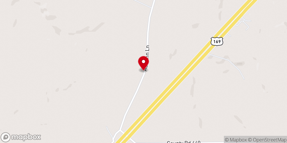 Map showing location of Triumphant Life Church