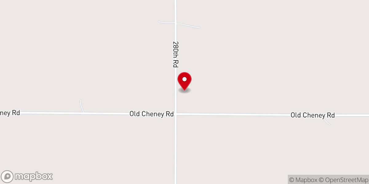 Map showing location of East Fairview Mennonite Church