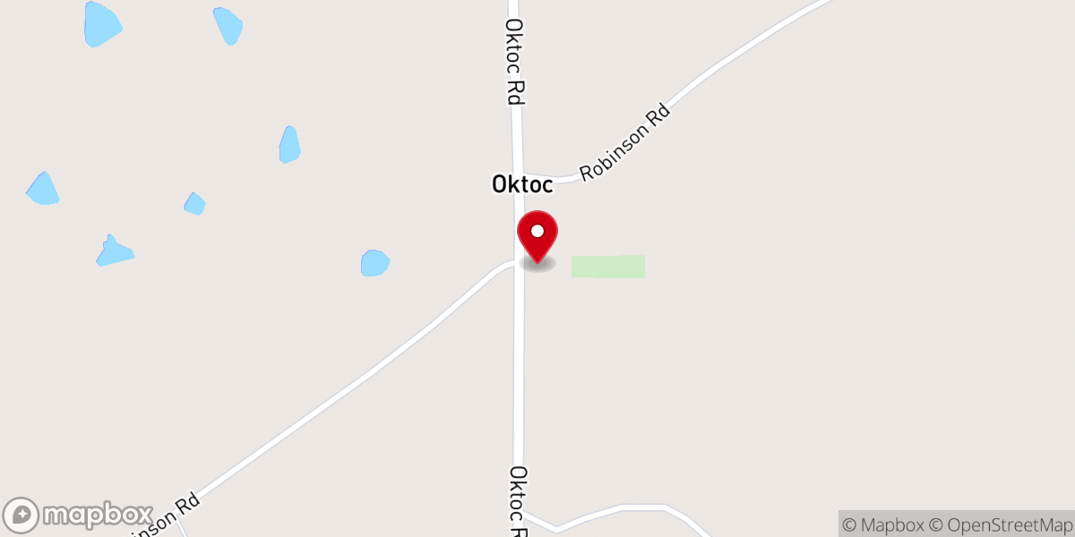 Map showing location of Community Club Church
