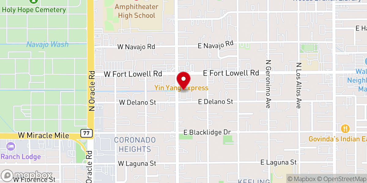 Map showing location of The Church Of Pentecost - PIWC Tucson