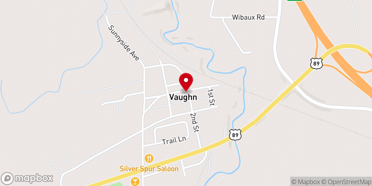 Map showing location of River of Hope Fellowship