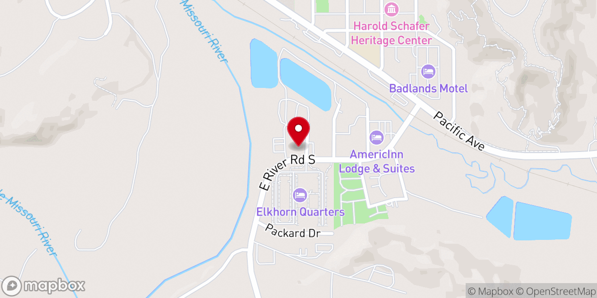 Map showing location of Life Skills Center