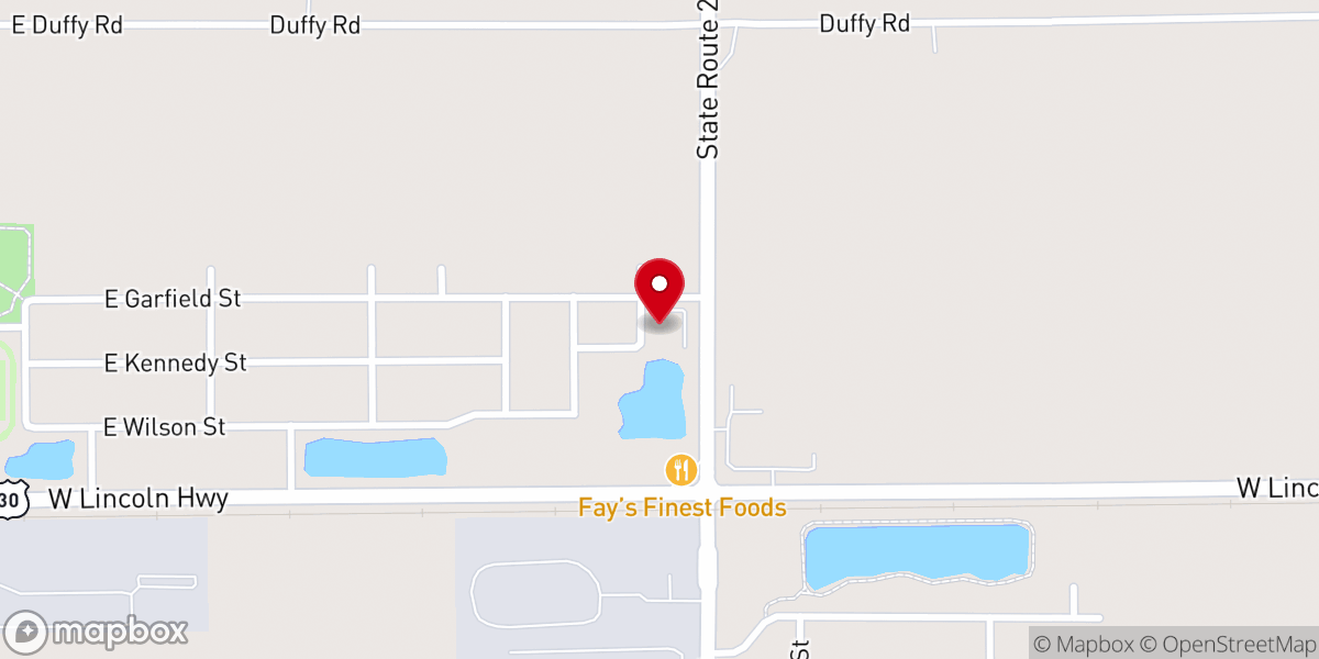 Map showing location of Nash-Nelson Memorial Chapels
