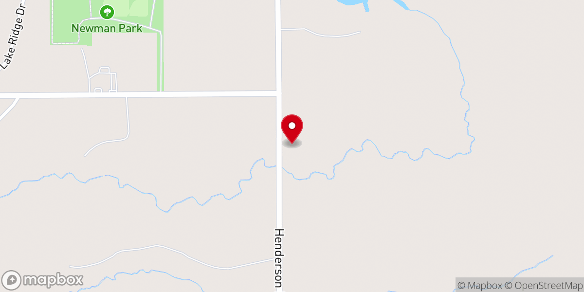 Map showing location of Faith Lutheran Church