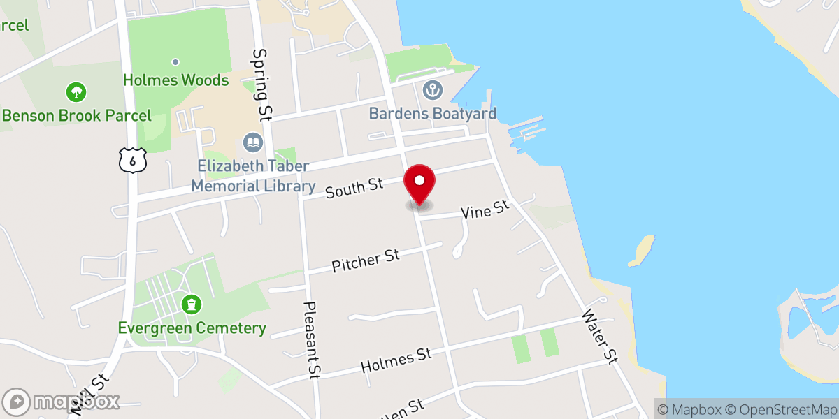 Map showing location of Saint Ritas Church