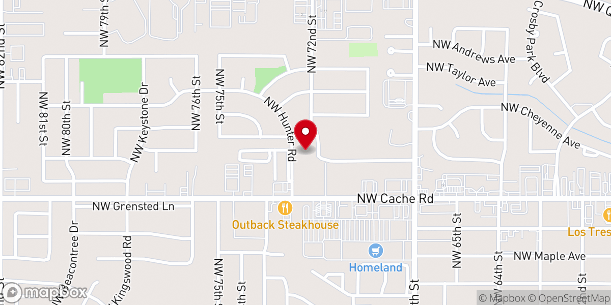 Map showing location of Greater Faith Apostolic Church