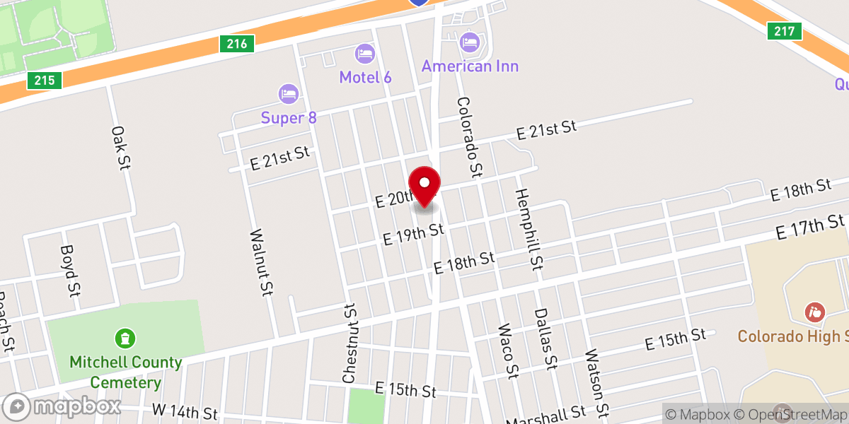 Map showing location of Christian Temple