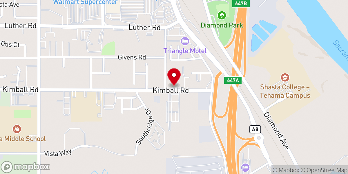 Map showing location of Redemption Road Church