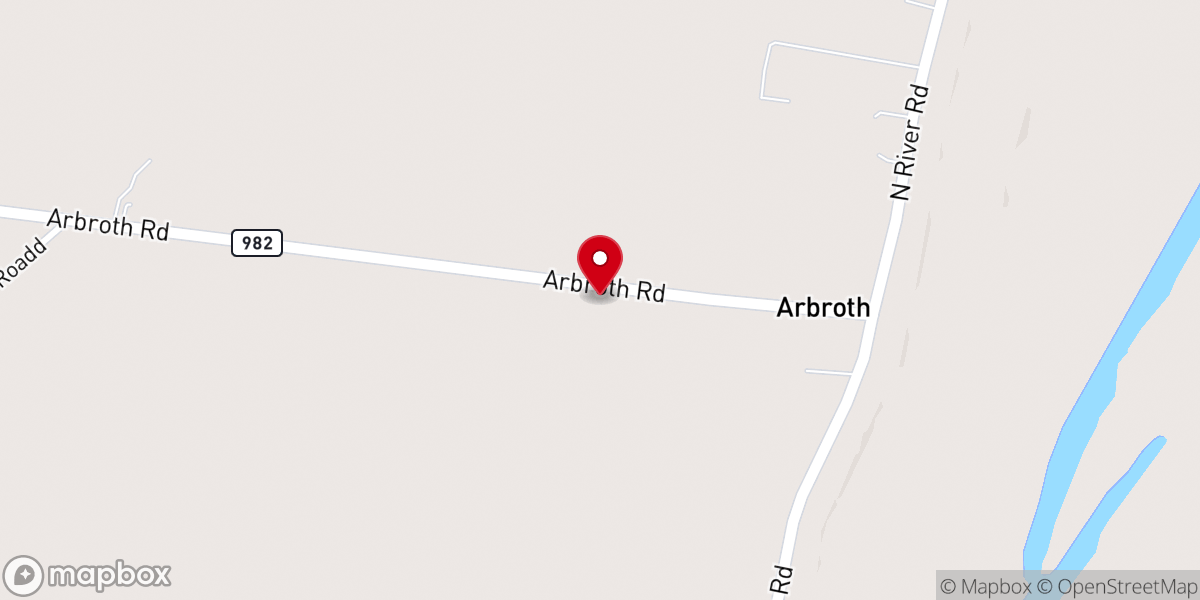 Map showing location of New Mt. Zion Baptist Church
