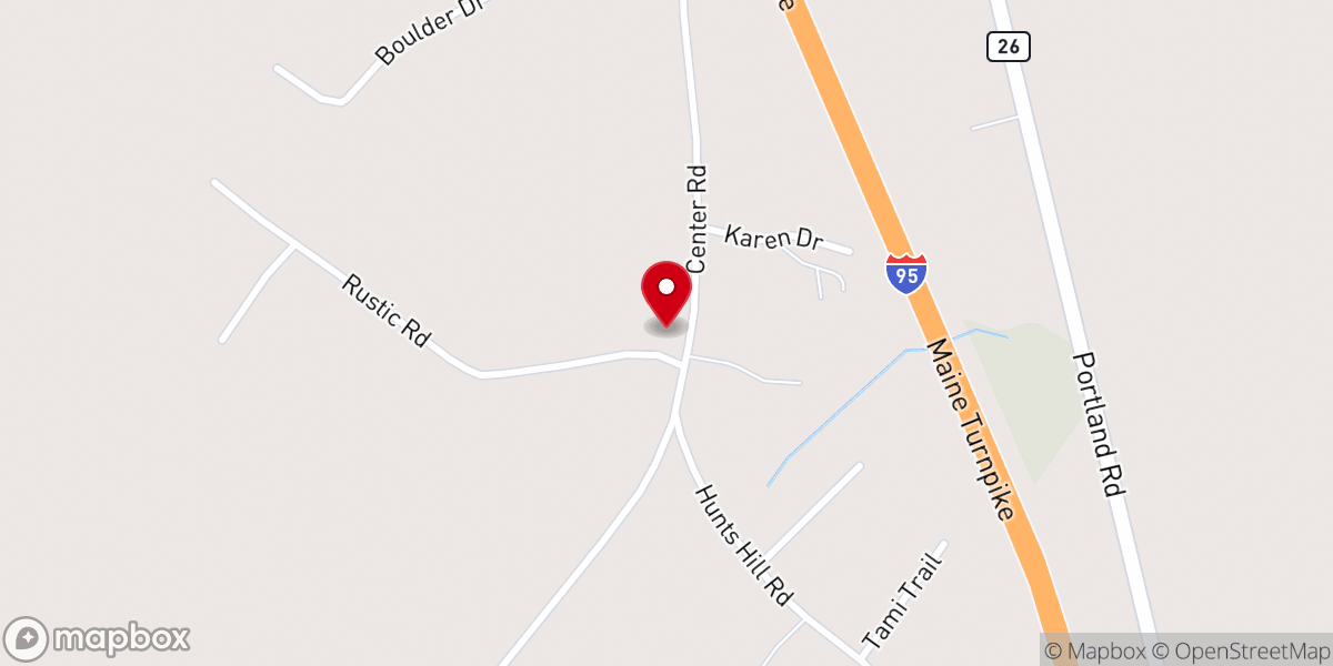 Map showing location of Bible Believing Baptist Church