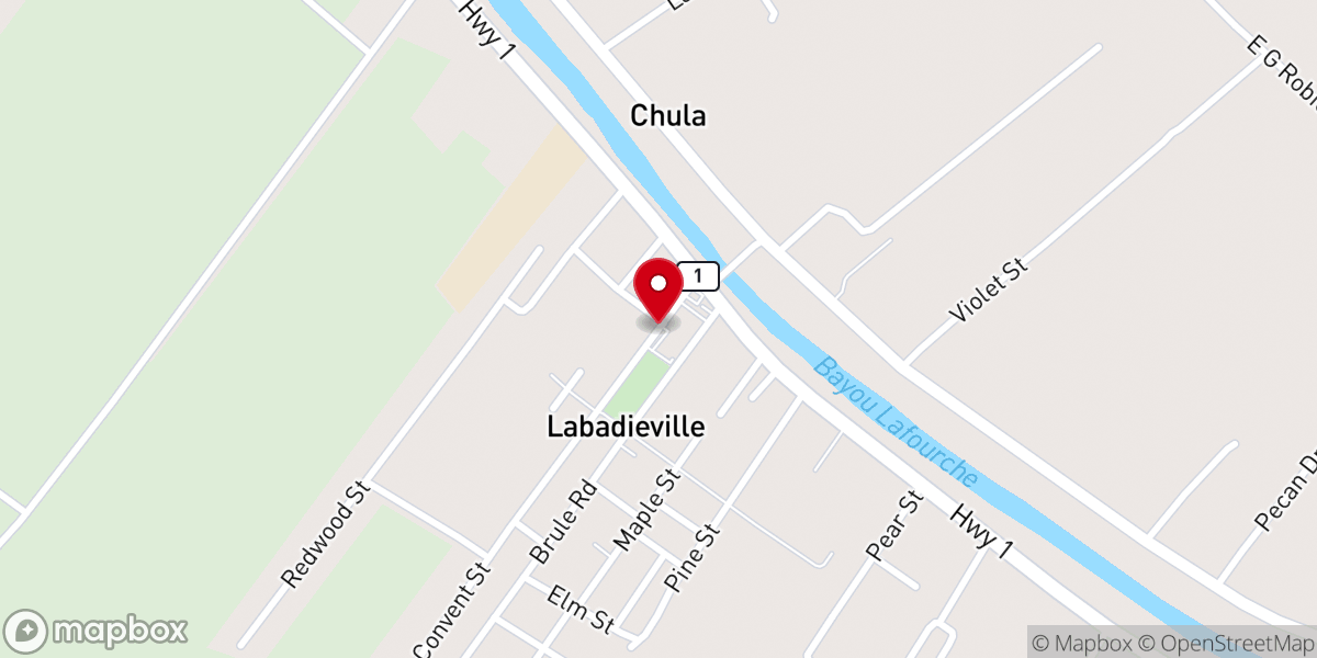 Map showing location of St Philomena Catholic Church