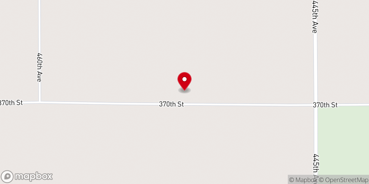 Map showing location of Palestine Church