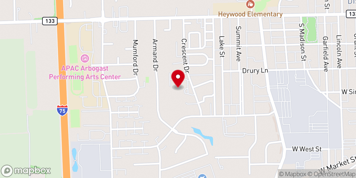 Map showing location of Troy Rehabilitation and Healthcare Center