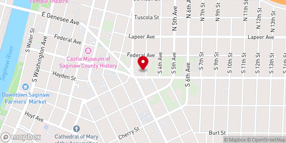 Map showing location of Faith Charity Pentecostal Gospel Church