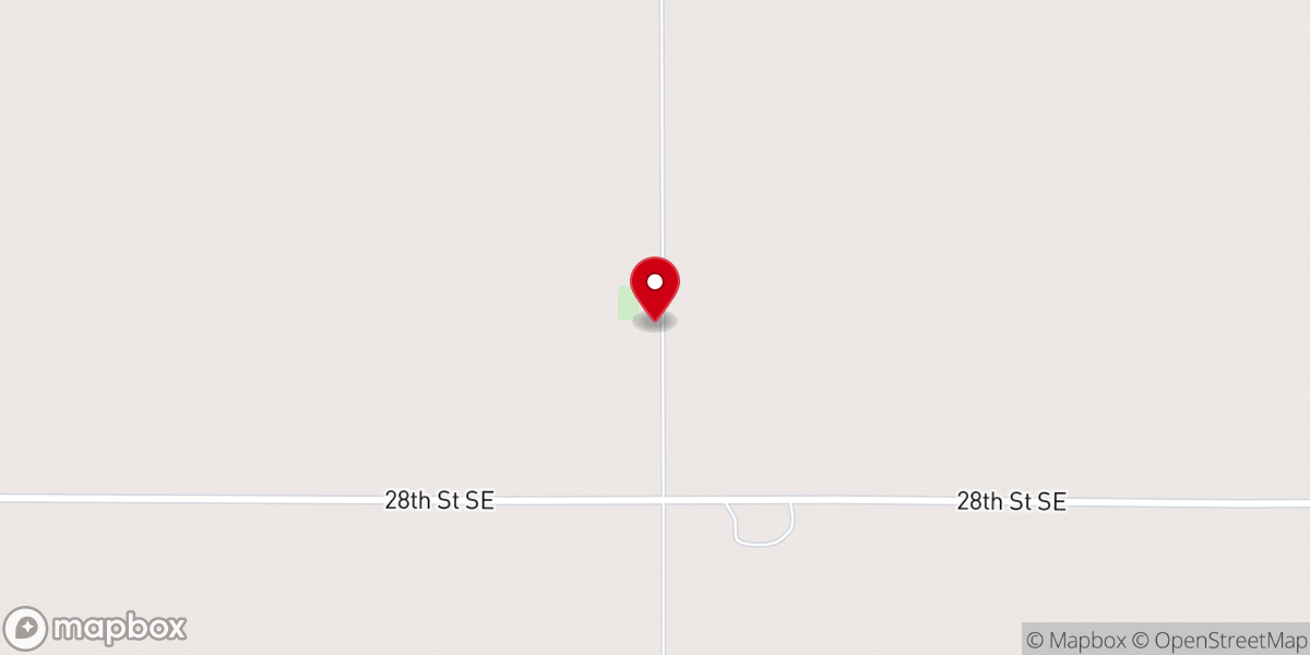 Map showing location of Medina Country Church