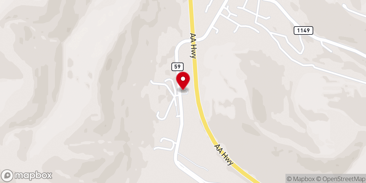 Map showing location of Holy Redeemer Catholic Church