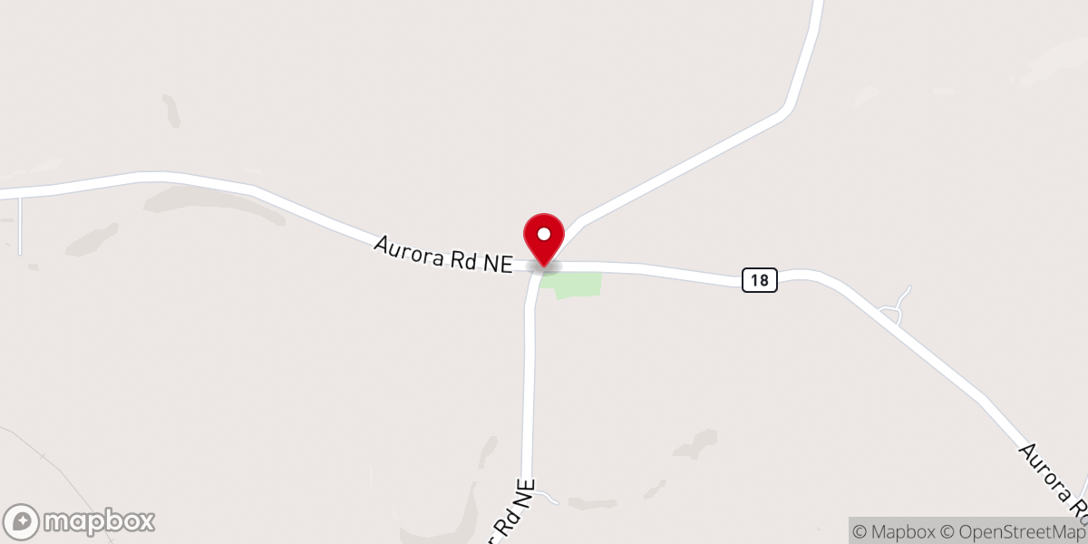 Map showing location of Mt Zion UMC