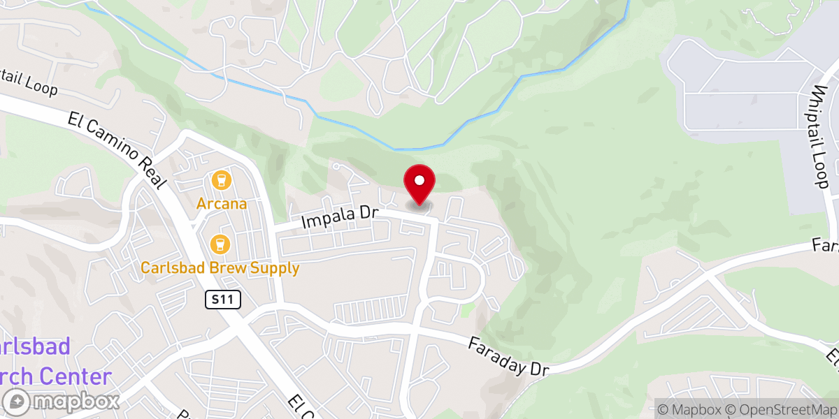 Map showing location of Catholic Charities La Posada