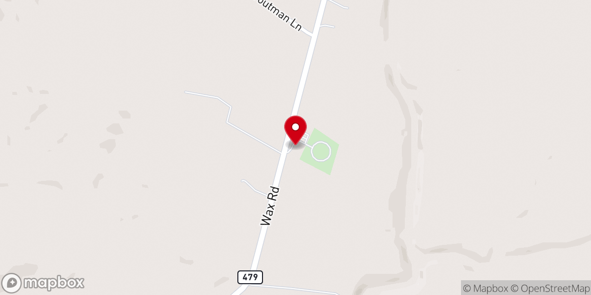 Map showing location of St Benedict Catholic Church