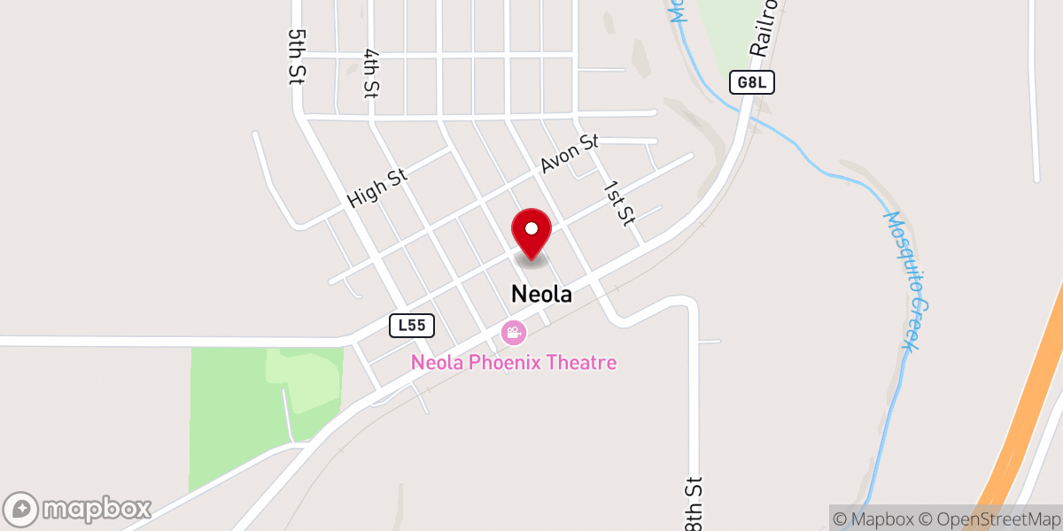 Map showing location of Faith Community Bible Church