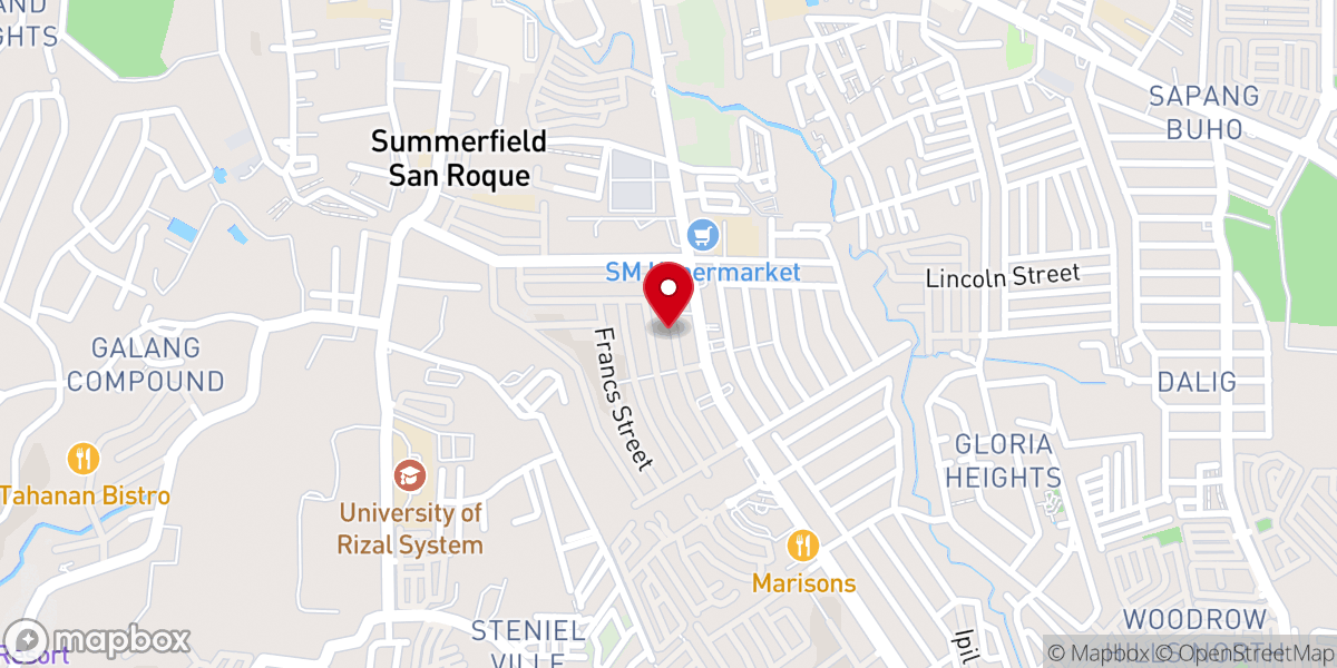 Map showing location of Maranatha International Baptist Church, Antipolo