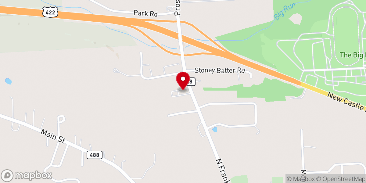 Map showing location of St Faustina Parish - St. Christopher at the Lake Catholic Church