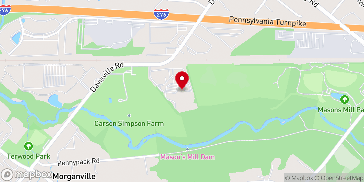 Map showing location of Gloria Dei Farms