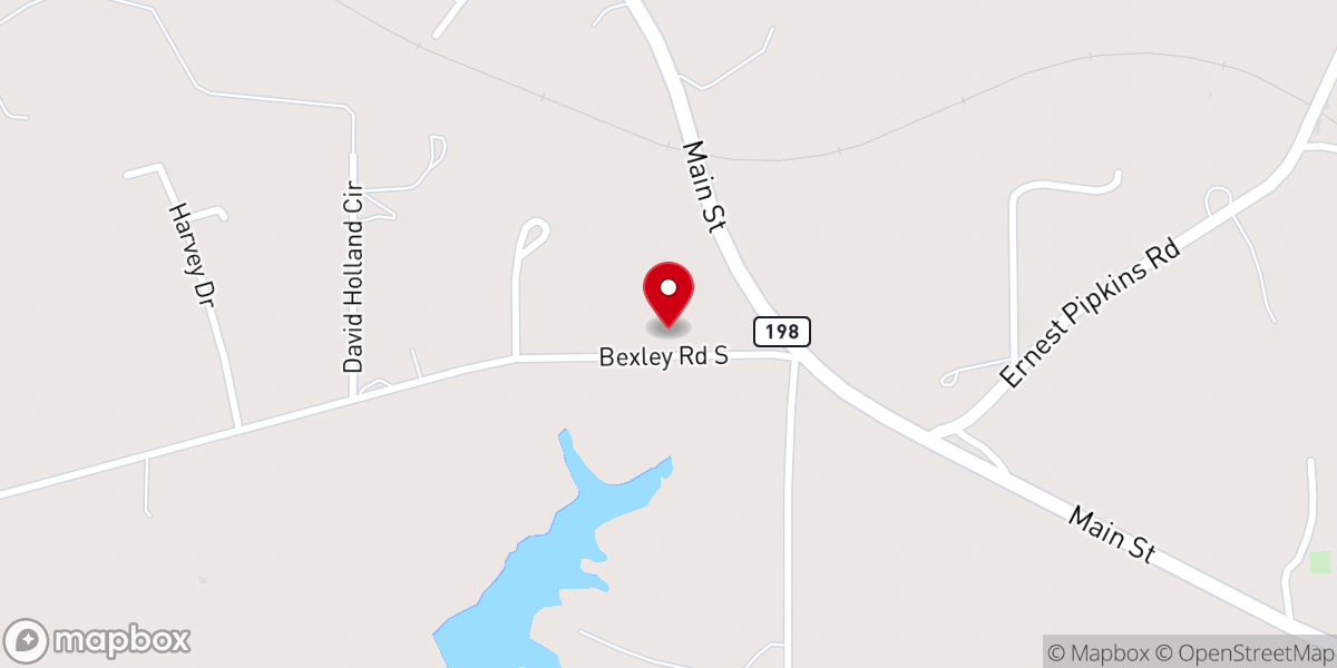 Map showing location of Mt. Sinai Family Worship Church