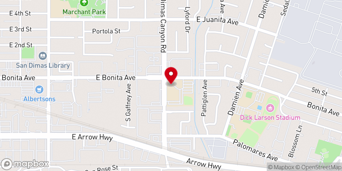 Map showing location of Holy Name of Mary Catholic Church