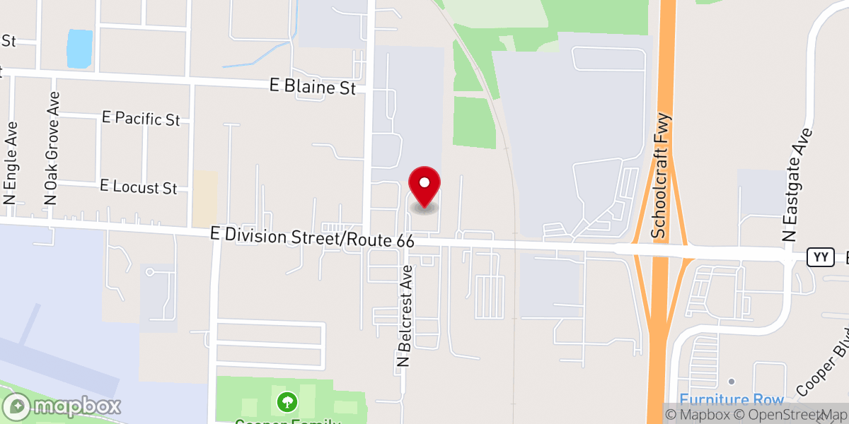 Map showing location of Crosslines Resource Center