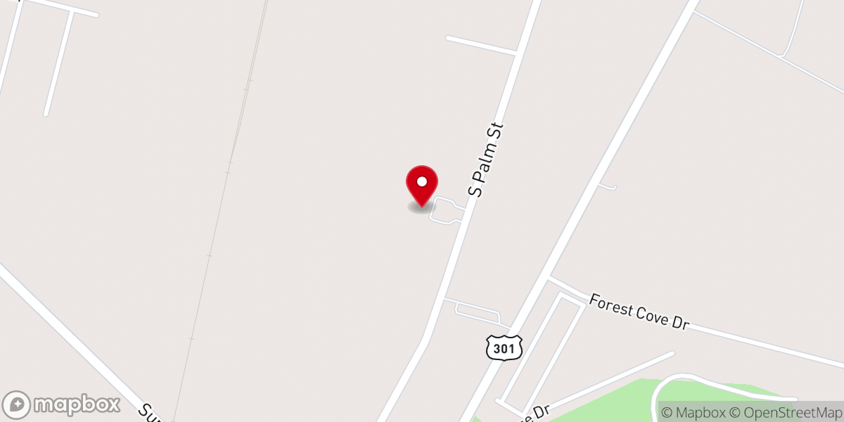 Map showing location of Turning Point Worship Center