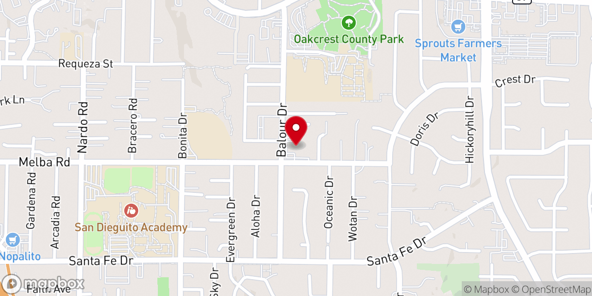 Map showing location of Bethlehem Lutheran Church