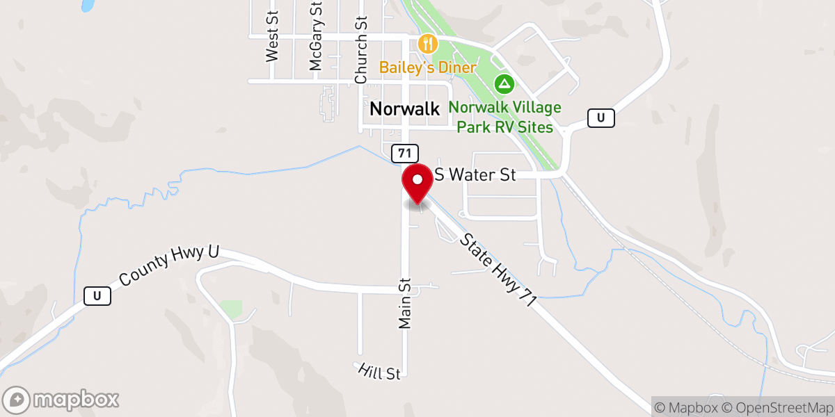 Map showing location of Immanuel United Methodist Church