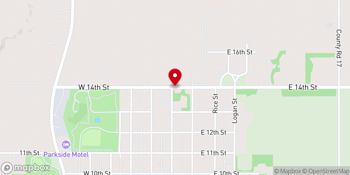 Map showing location of Gregory Berean Church