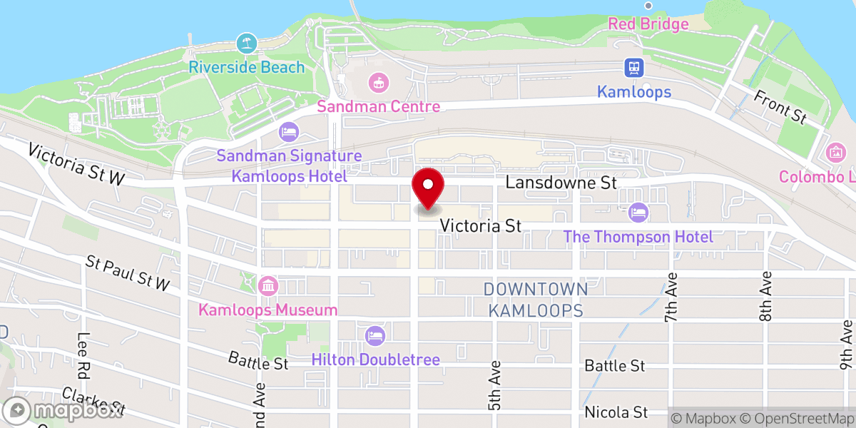 Map showing location of Uwila Wellness