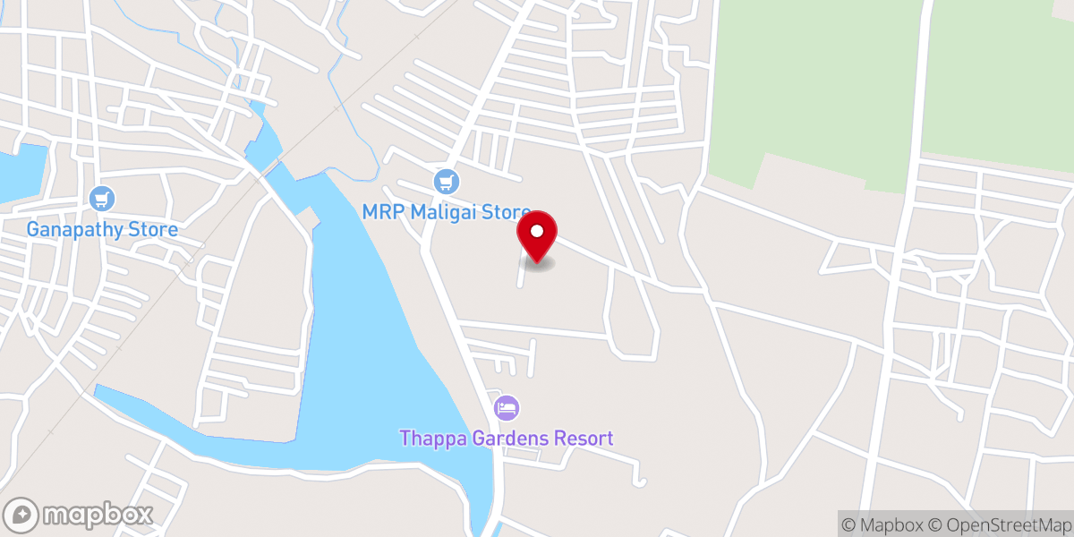 Map showing location of Infant Jesus Church