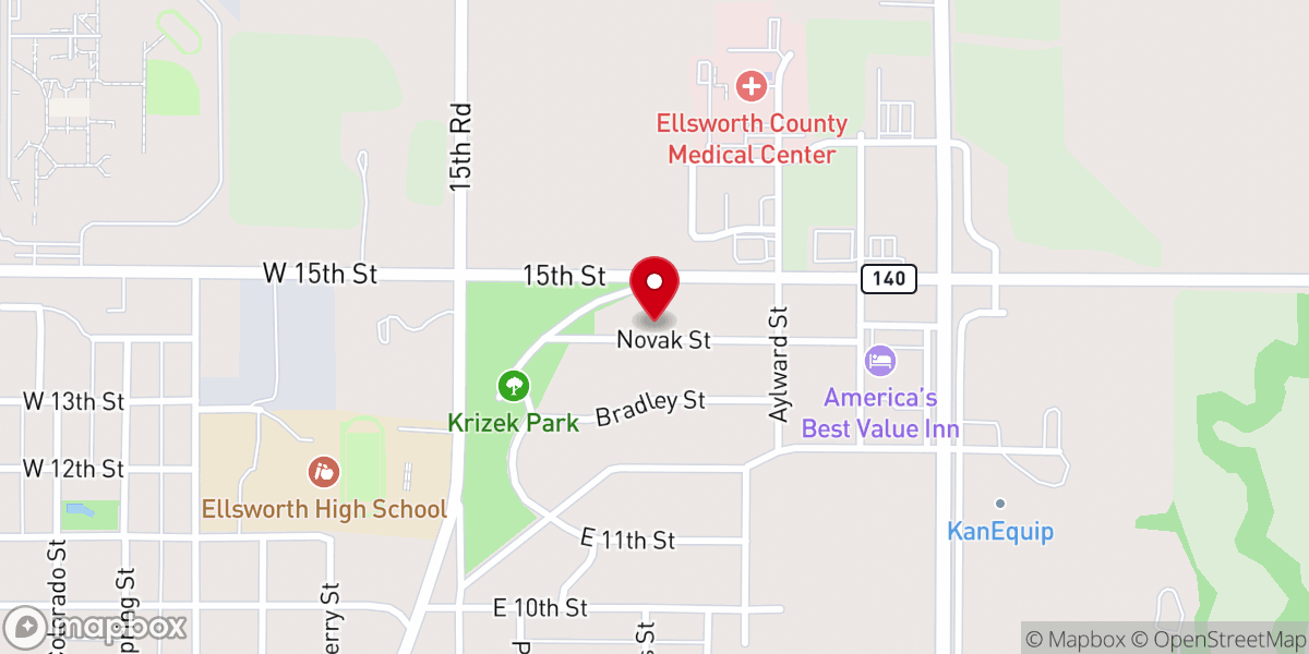 Map showing location of Kihn Donald